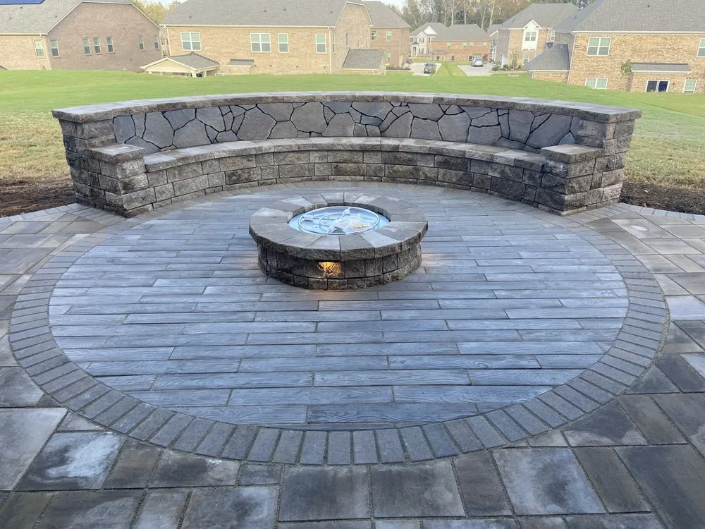 Top-rated landscape design with custom design in Harrisburg, NC by Makeover My Yard