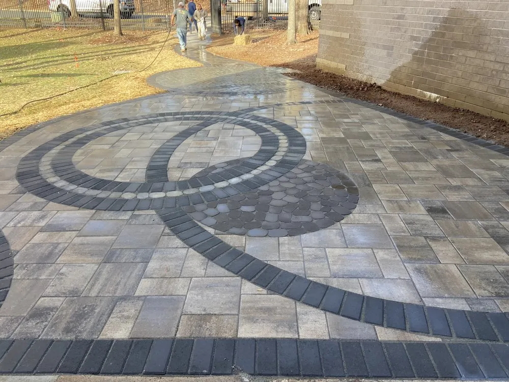 Top-rated landscape design with custom design in Harrisburg, NC by Makeover My Yard