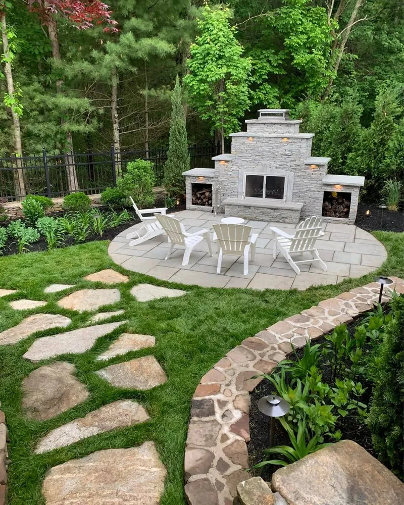 Local landscape installation in Coram, NY - Making Solid Ground Lawn Care