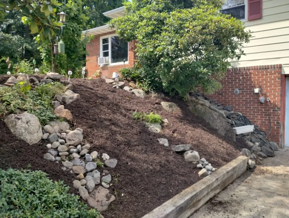 Professional landscape installation in Dickson City, PA by Maldonado Lawns