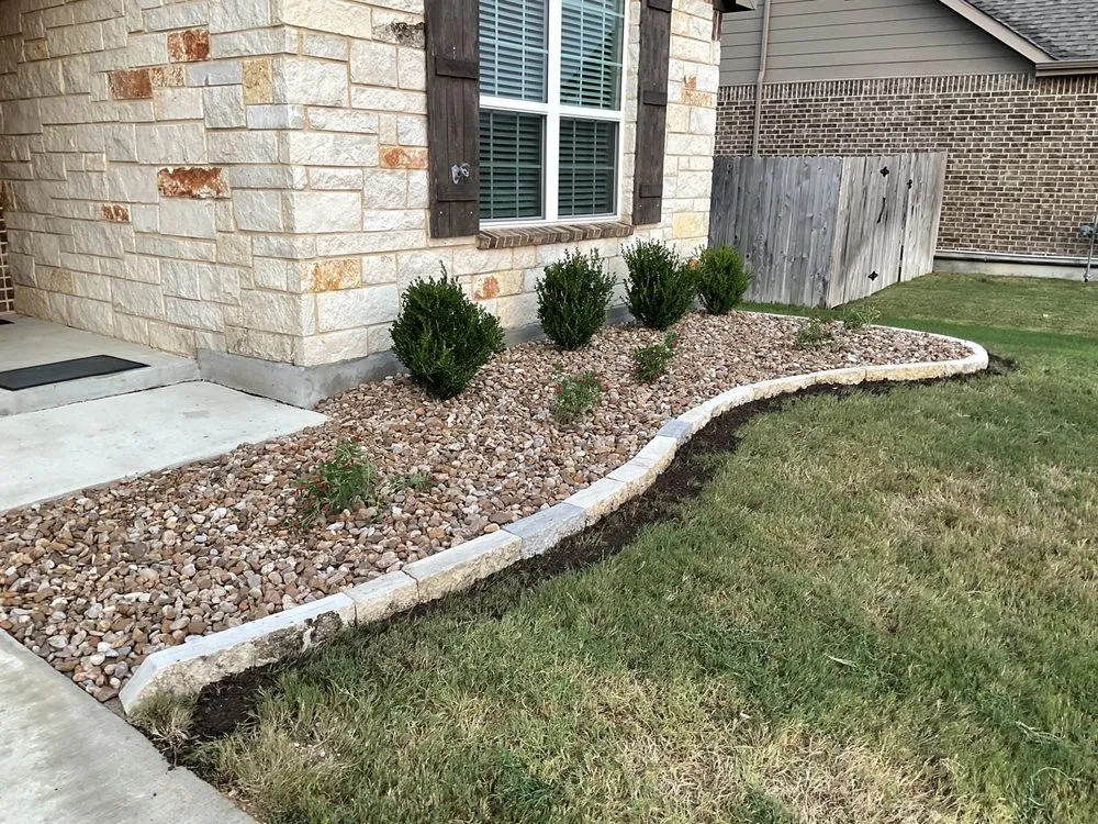 Local yard cleanup service with custom design in New Braunfels, TX by Maldonaldo Landscape & Irrigation