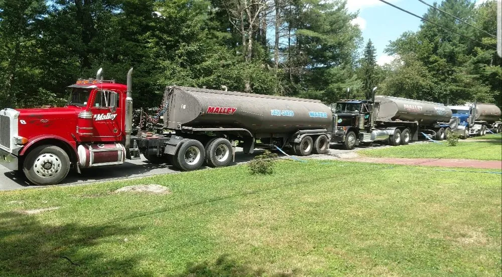 Custom garden landscaping in Montgomery, NY by Malley Trucking