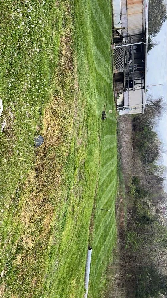 Custom yard cleanup service with custom design in Greenville, TN by Malones Mowing and Landscaping