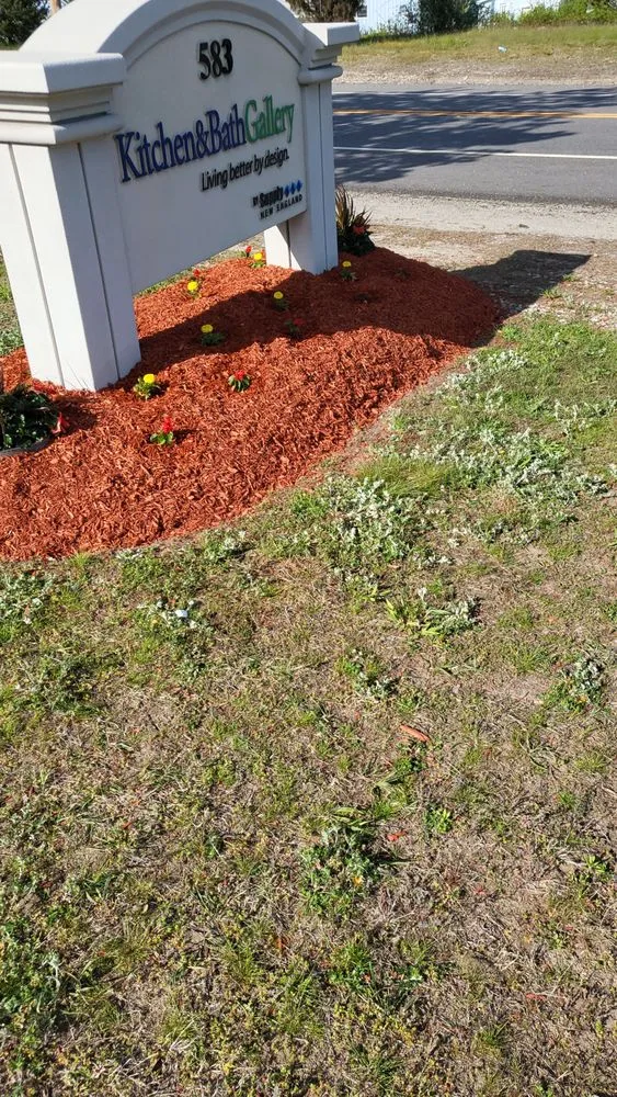 Top-rated garden landscaping for residential properties in Millville, MA by Maloney Lawn Care