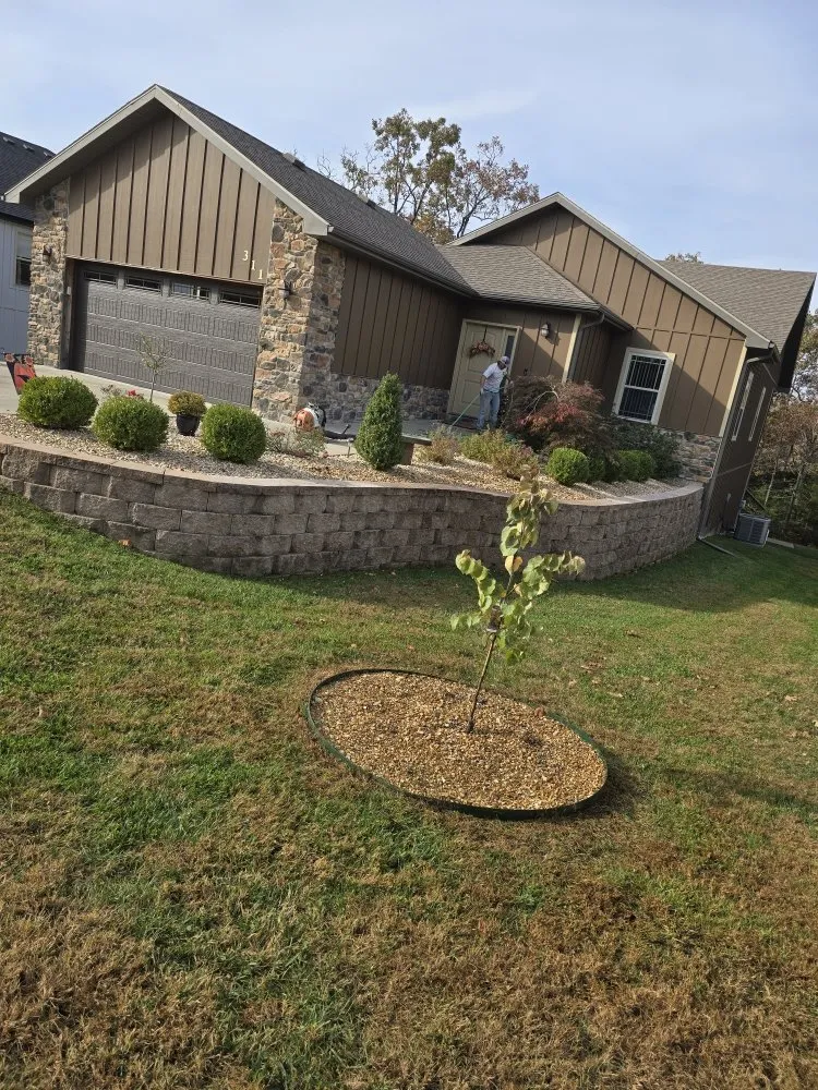 Local landscape installation for homes in Branson, MO by Mamba Lawncare and Landscaping