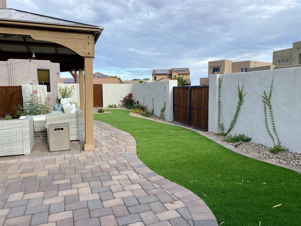 Local landscaping services for residential properties in Oro Valley, AZ by Man of the Soil Landscape Builder