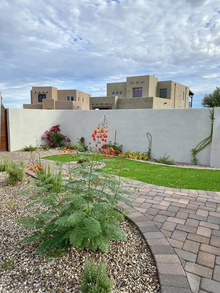 Trusted residential landscaping with custom design in Oro Valley, AZ by Man of the Soil Landscape Builder