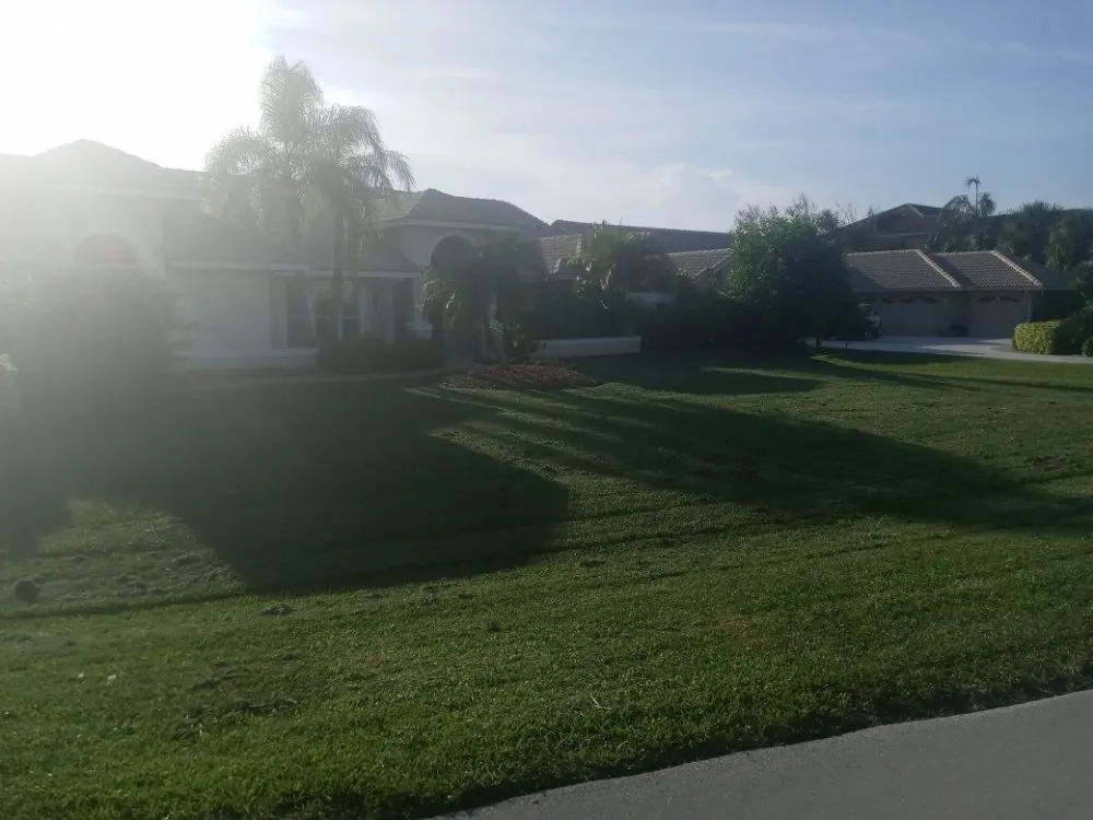Top-rated landscaping services for residential properties in Palm Bay, FL by Man Truck Lawn Care