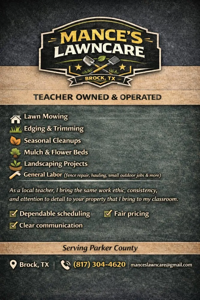 Expert outdoor landscaping for homes across Weatherford, TX - Mance's Lawncare