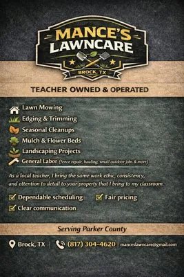 Mance's Lawncare Logo