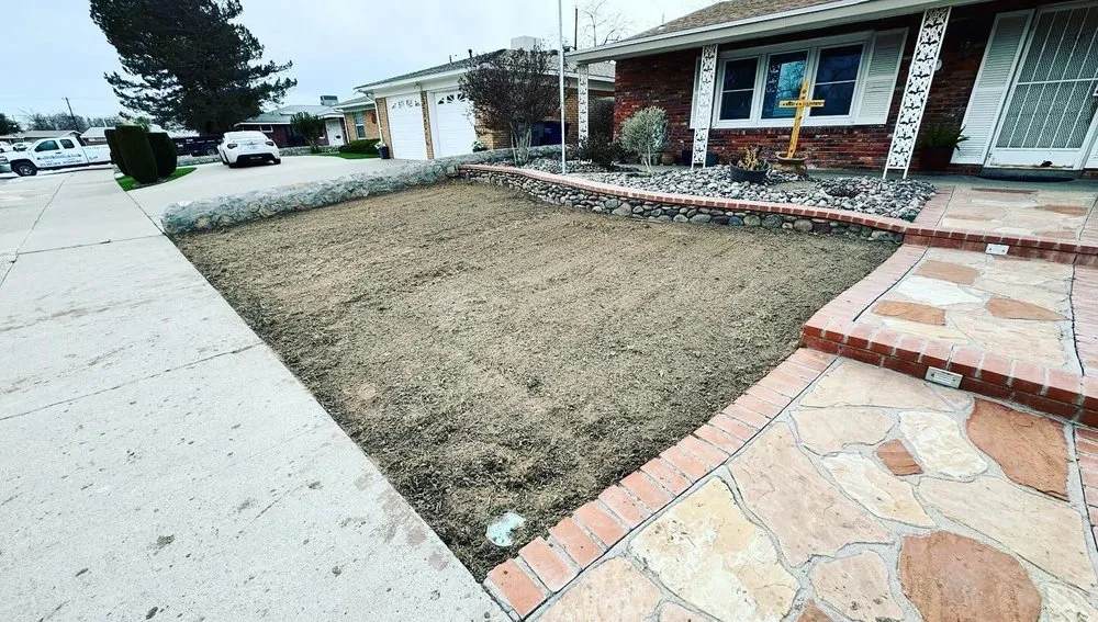 Local landscape installation for beautiful yards in El Paso, TX by Mando’s Lawn Care