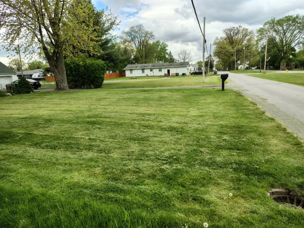 Custom garden landscaping for year-round maintenance in Lima, OH by Mangini Pristine Lawn Care