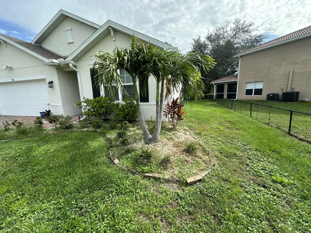 Local outdoor landscaping for residential properties in Port Charlotte, FL by Mangrove Landscaping