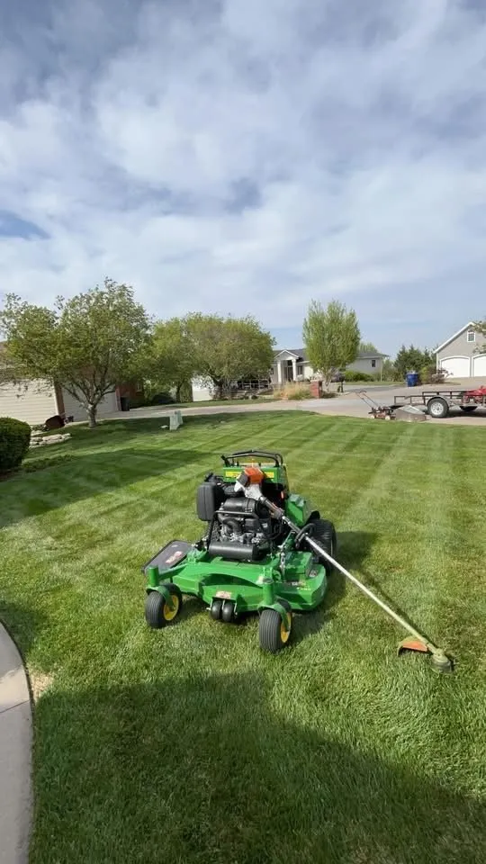 Custom yard cleanup service in Manhattan, KS by Manhattan Mowing and Landscaping