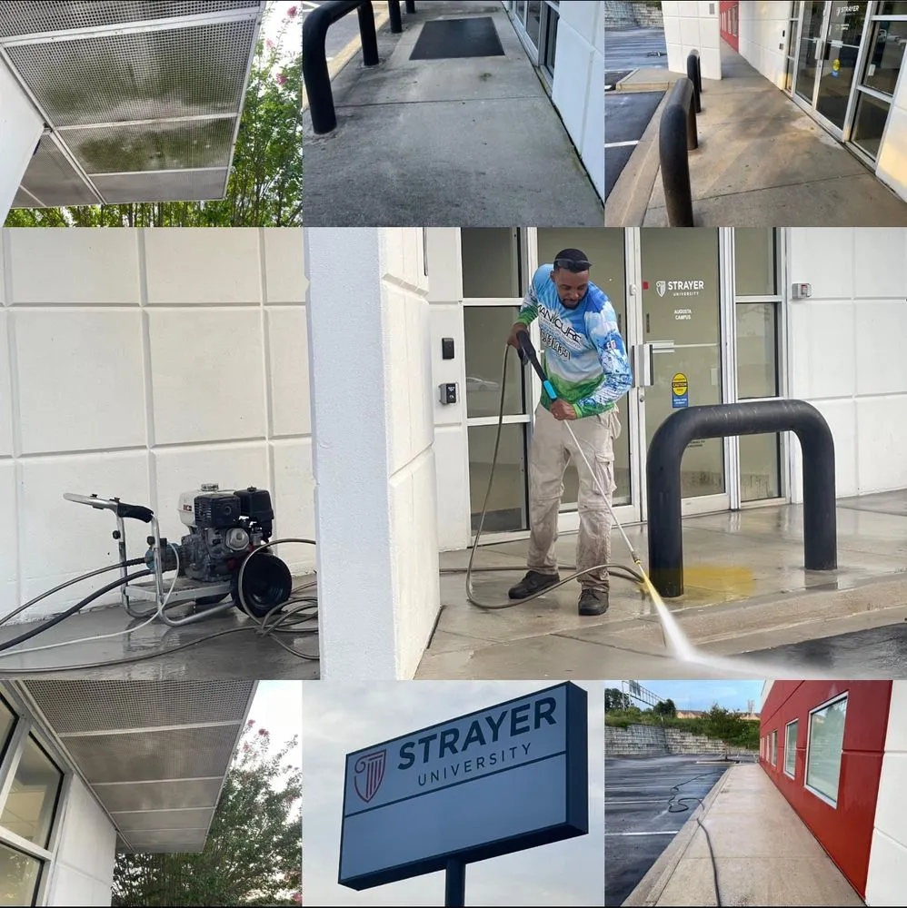 Custom garden landscaping in Grovetown, GA by Manicure Lawn & Pressure Washing Services