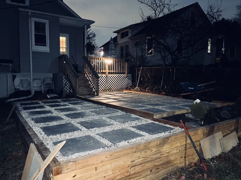 Custom residential landscaping in Baltimore, MD by Manicured Grounds