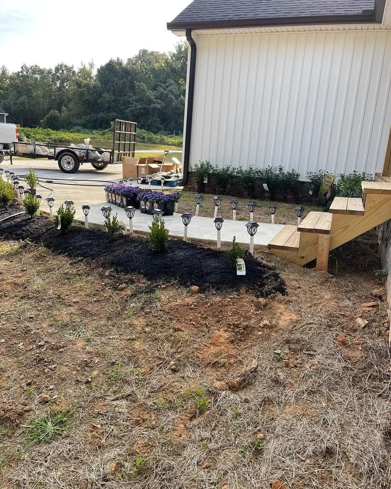 Reliable outdoor landscaping for beautiful yards in Dalton, GA by Manis lawn care