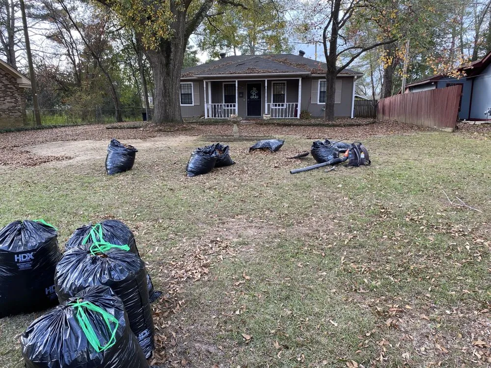 Affordable landscape installation with custom design in Jackson, MS by Manning Lawn Service