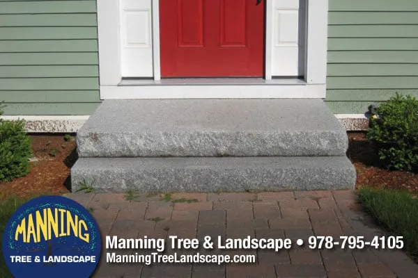 Custom landscape installation in Acton, MA - Manning Tree & Landscape
