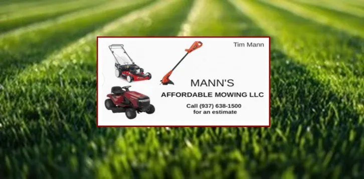 Top-rated landscaping services in Sidney, OH by Mann's Affordable Mowing