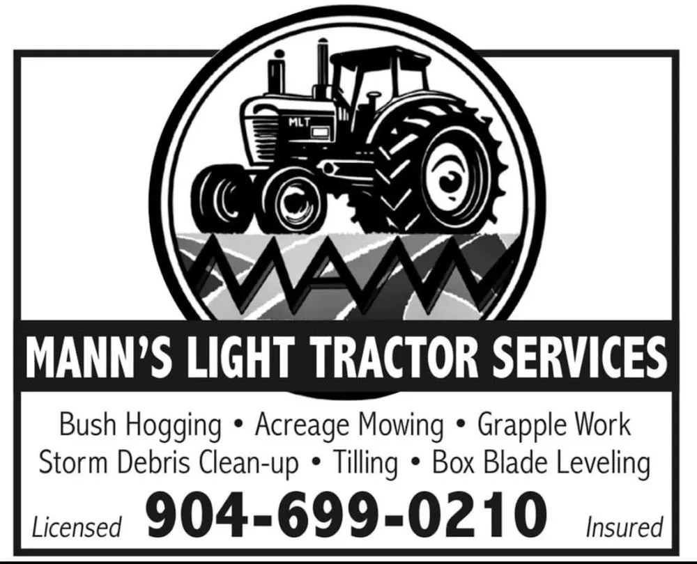 Professional landscape design near you in Bryceville, FL by Manns Light Tractor Services