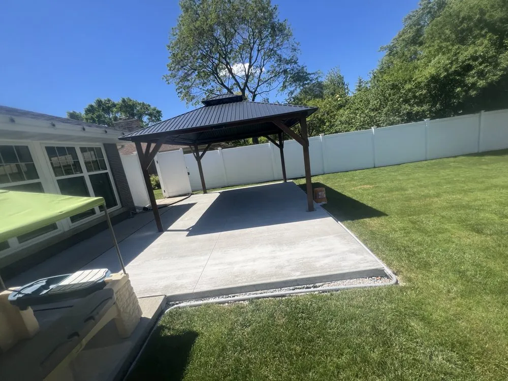 Expert lawn care service with custom design in Sheboygan, WI by Manny Concrete And Landscaping