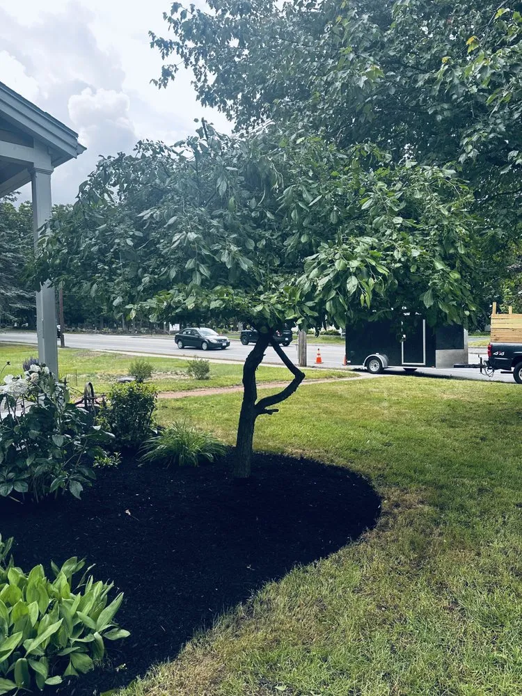 Professional outdoor landscaping in Worcester, MA by Manny Landscaping