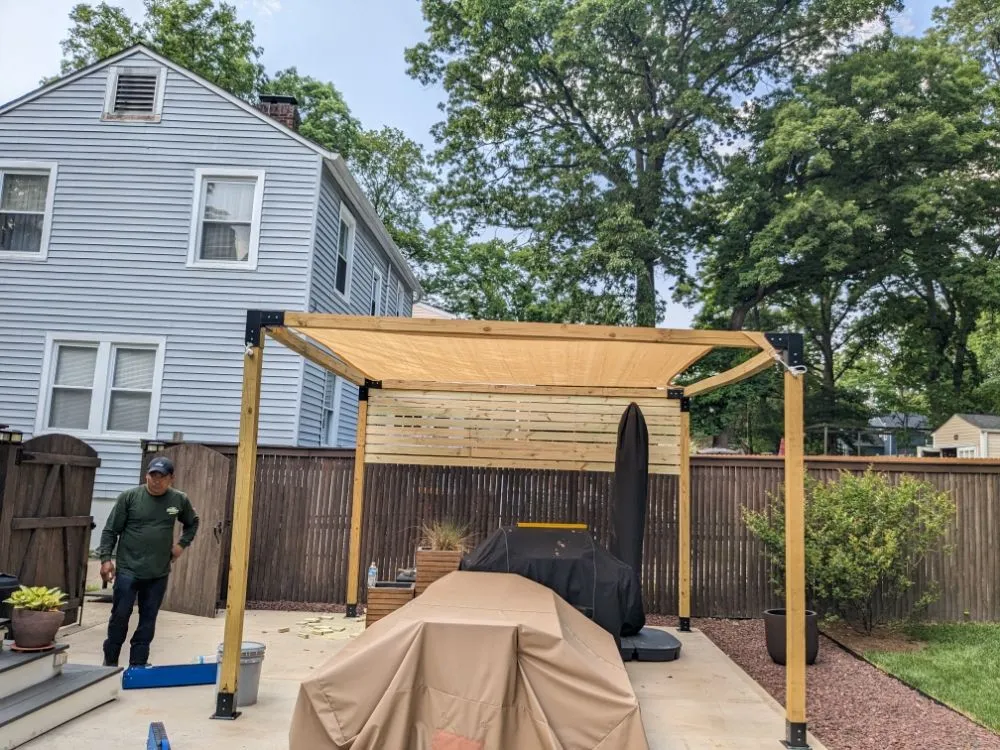 Custom garden landscaping in Adelphi, MD by Manny's Landscaping