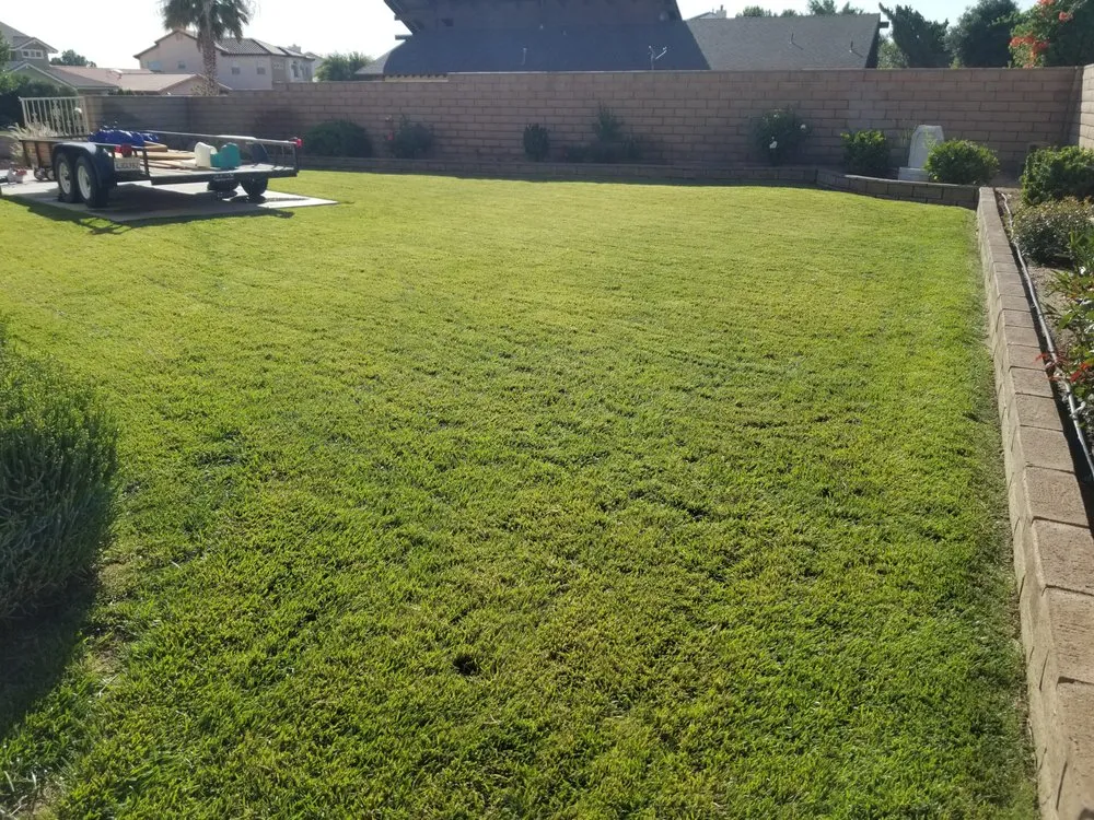 Custom garden landscaping in Victorville, CA by Mannys Landscaping and Gardening