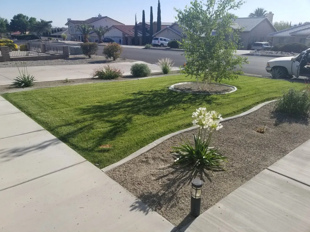 Local lawn mowing service for residential properties across Victorville, CA - Mannys Landscaping and Gardening