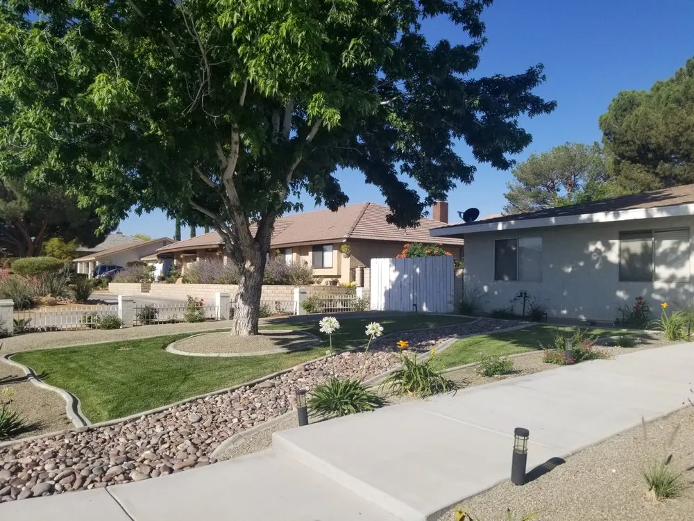 Custom yard maintenance for residential properties in Victorville, CA by Mannys Landscaping and Gardening