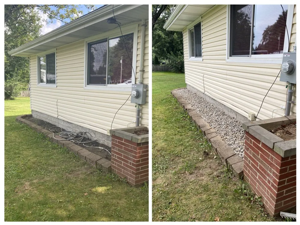 Custom garden landscaping in Akron, OH - Mansell Home Services