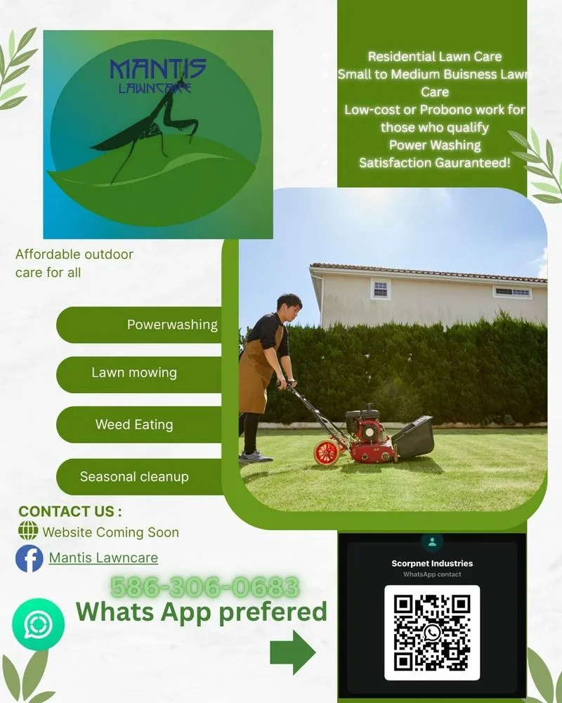 Top-rated yard cleanup service for homes in Deford, MI by Mantis Lawncare