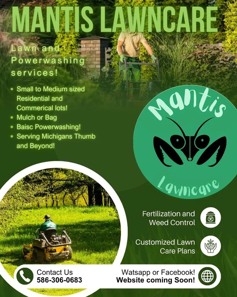 Custom residential landscaping with custom design across Deford, MI - Mantis Lawncare