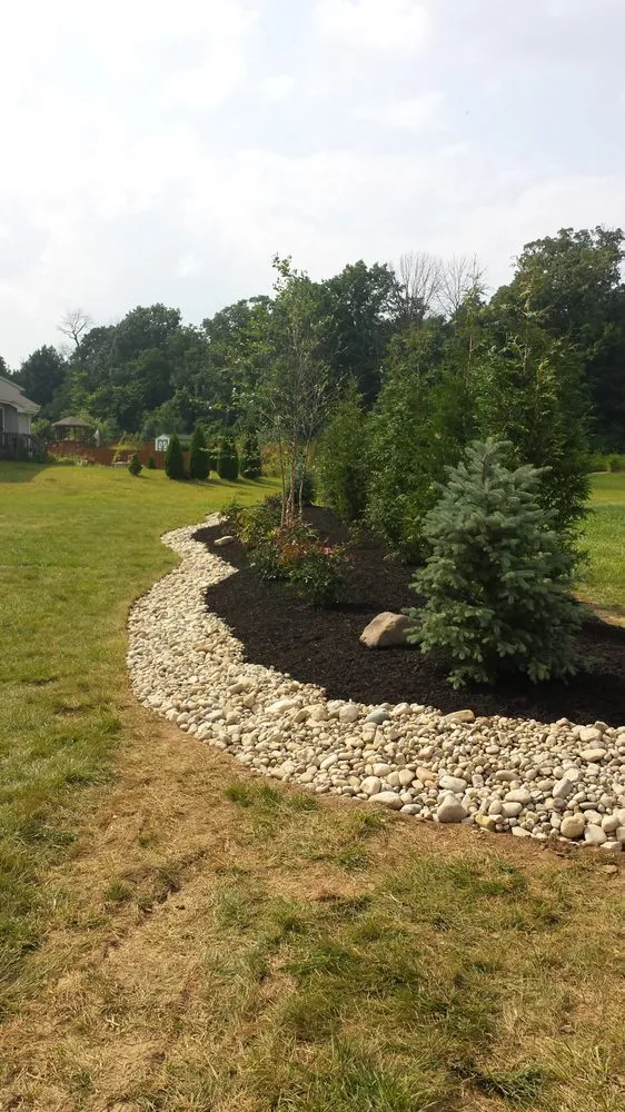 Local landscape installation in Xenia, OH by Mantz's Lawn and Landscaping