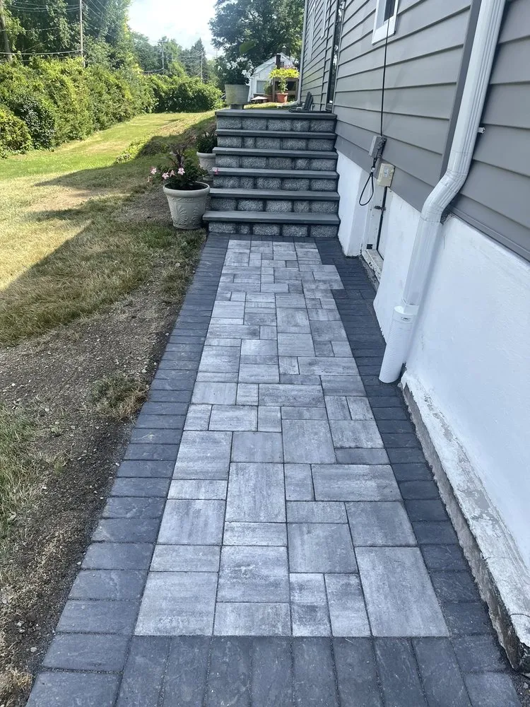 Custom landscape installation in Wappinger Falls, NY - Manuel Landscaper Construction