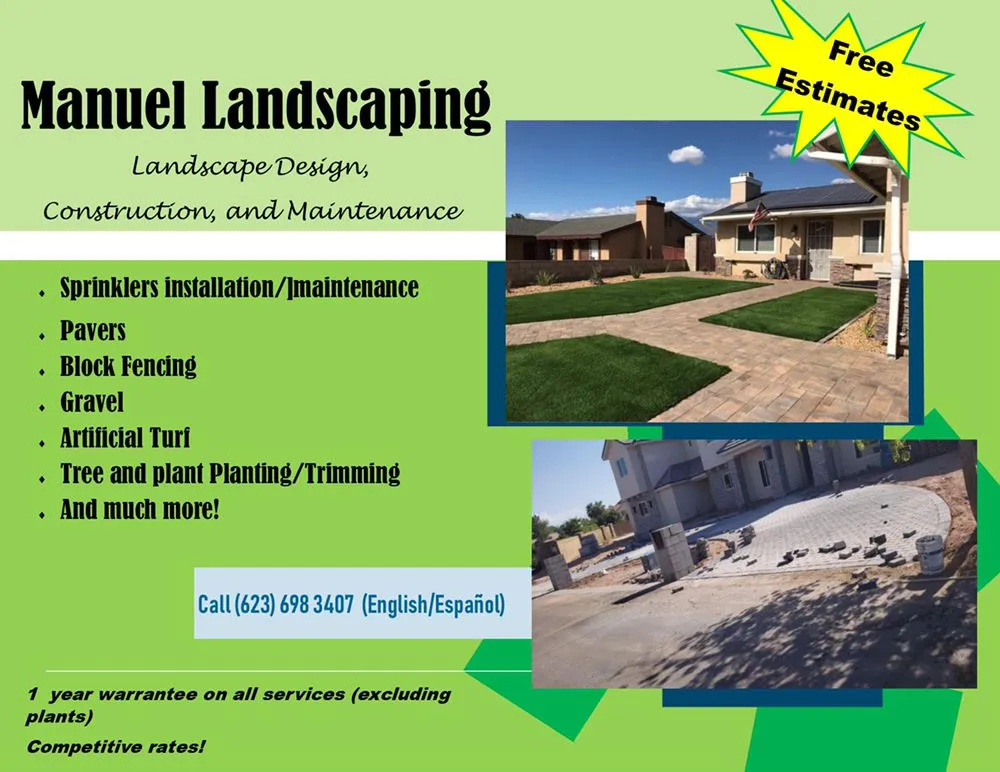 Top-rated outdoor landscaping in Buckeye, AZ - Manuel Landscaping