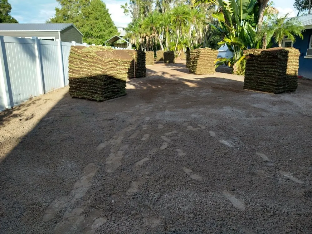 Professional landscape installation with custom design across Bradenton, FL - Manuel Landscaping Service