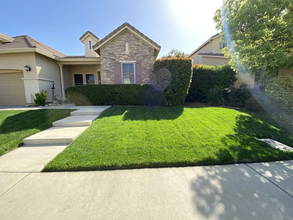 Top-rated outdoor landscaping for residential properties in Newcastle, CA by Manuel Lawn Service