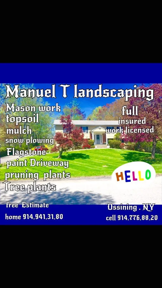 Local lawn care service in Ossining, NY by Manuel T Landscaping & Construction