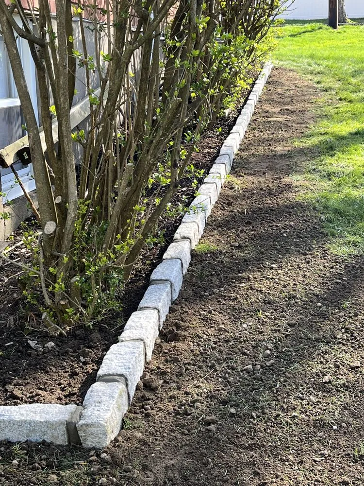 Custom landscape installation in Peekskill, NY - Manuels Fence and Construction