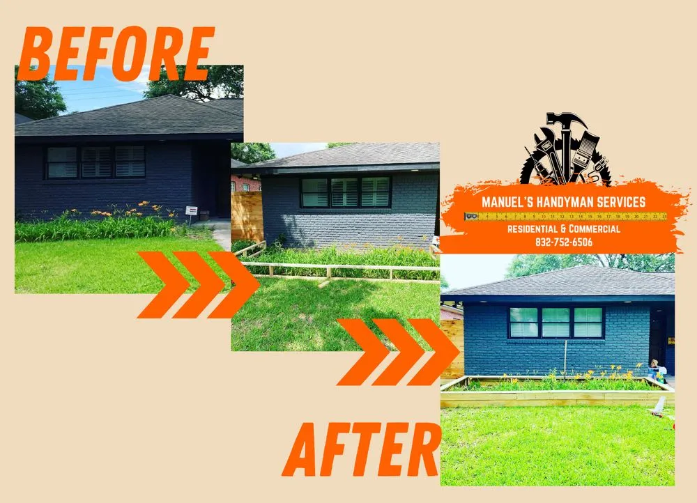Reliable garden landscaping for year-round maintenance in Sugar Land, TX by Manuels Handyman Services
