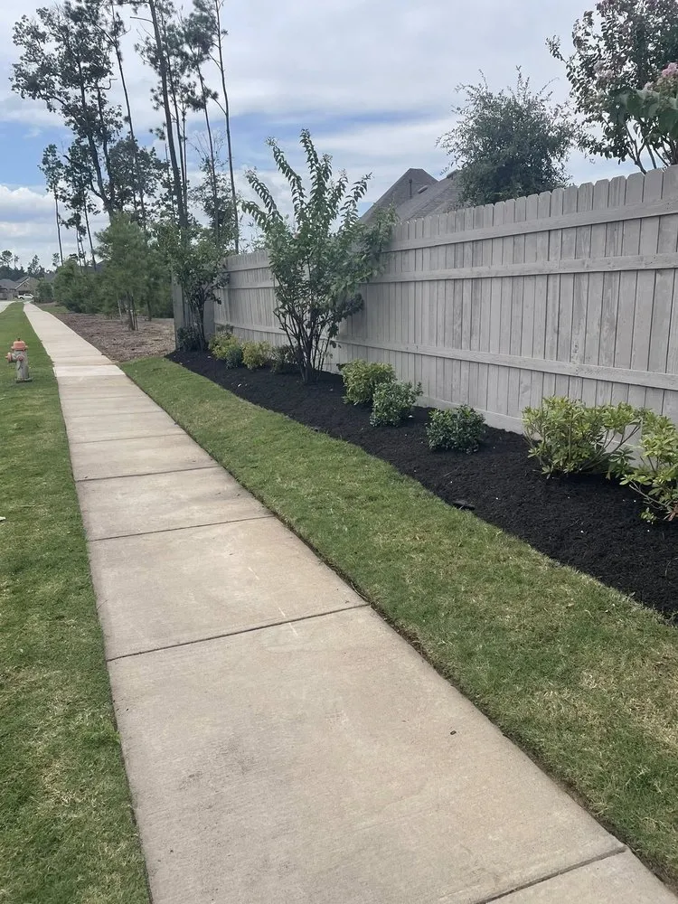 Local landscape installation in Cleveland, TX - Manuel's Lawn Service & Landscaping