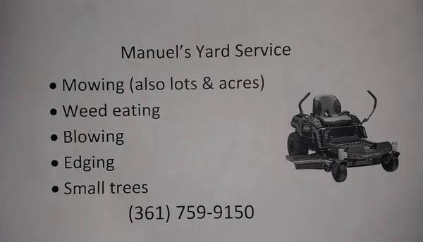 Manuel's Yard Service