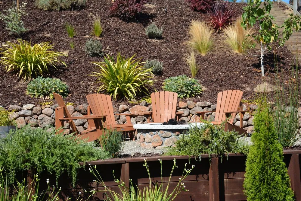 Affordable garden landscaping with custom design in Santa Rosa, CA by Manzanita Landscape & Construction