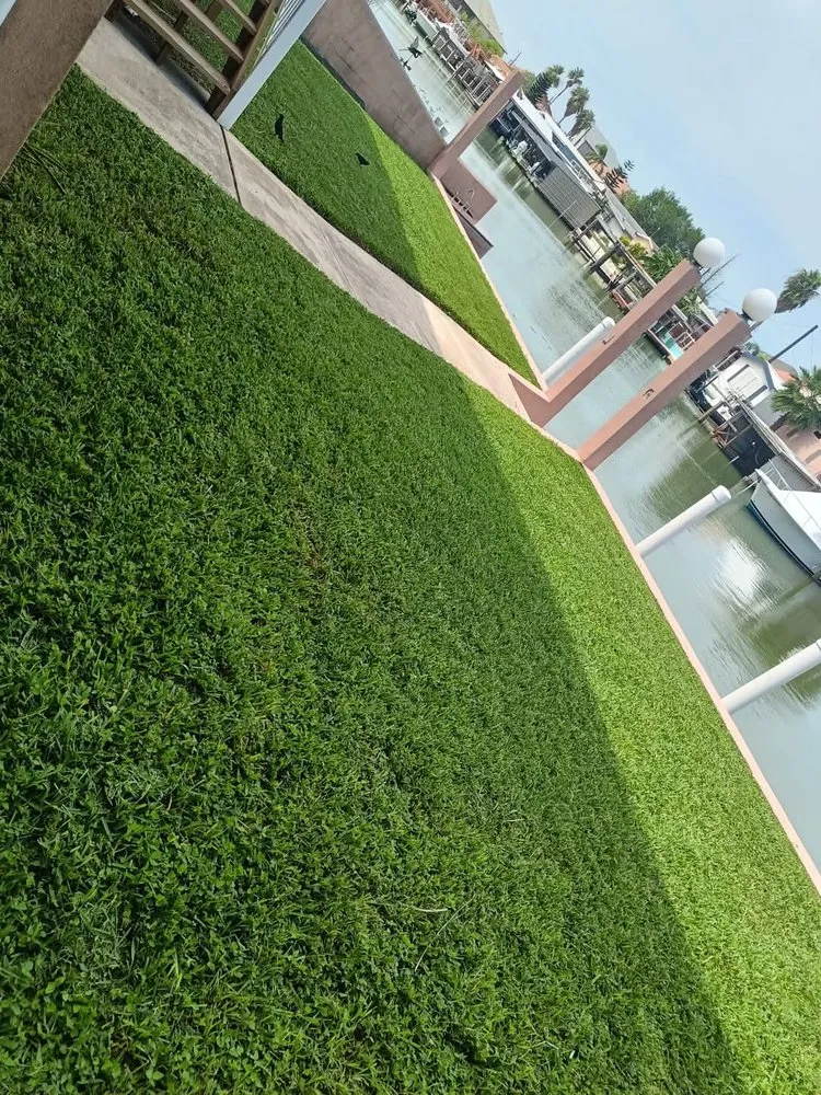 Affordable landscaping services for residential properties in Port Isabel, TX by Manzano Maintenance Services