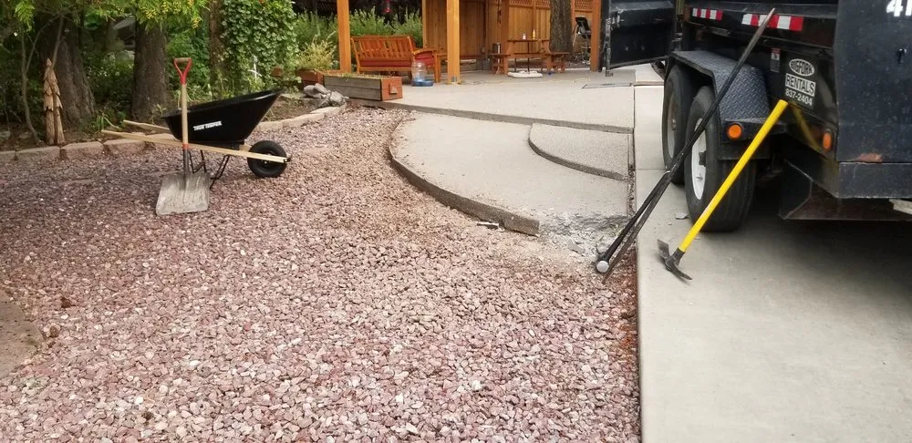 Affordable landscape design near you in Kalispell, MT by Manzo Hauling Management