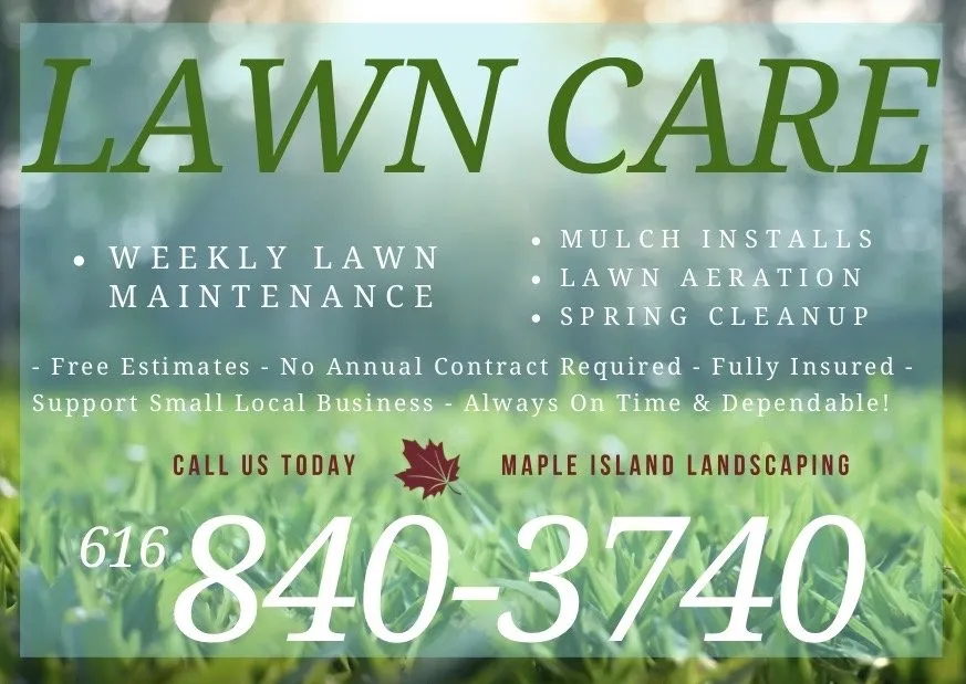 Professional landscape installation in Nunica, MI by Maple Island Landscaping