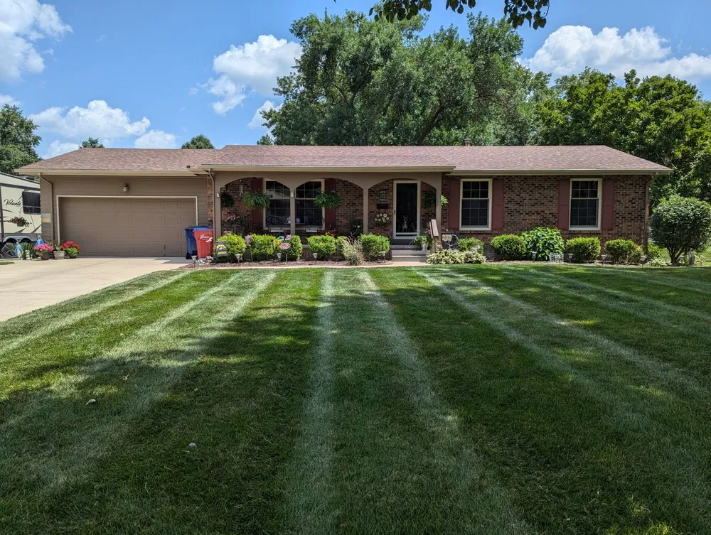 Professional landscape installation in Omaha, NE by Maple Lawn Maintenance