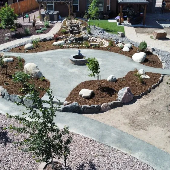 Expert residential landscaping in Colorado Springs, CO by Maple Leaf Landscaping & Construction